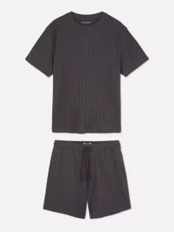 Primark Piżamy<Żakardowa krótka piżama