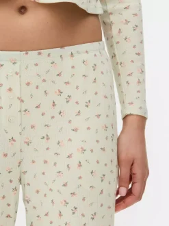 Primark Spodnie Od Piżamy<Ażurowy dół od piżamy z nadrukiem