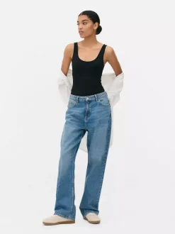 Primark Topy I T-Shirty<Bezszwowe body w prążki