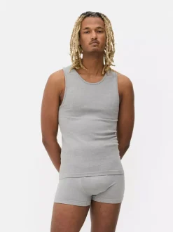 Primark Bielizna|Topy I T-Shirty<Bezszwowe prążkowane podkoszulki, 2 szt.