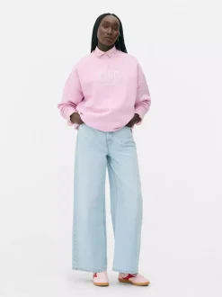Primark Odzież Domowa I Na Siłownię|Bluzy<Bluza oversize z nadrukiem