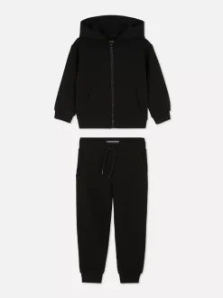 Dzieci Primark Komplety I Gotowe Stroje<Bluza z kapturem i suwakiem oraz spodnie dresowe