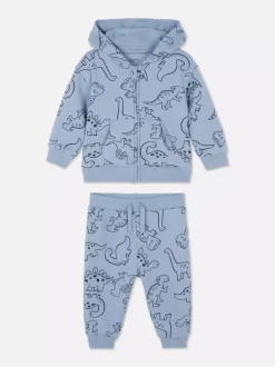 Primark Komplety I Gotowe Stroje<Bluza z kapturem z dinozaurem i joggery, komplet