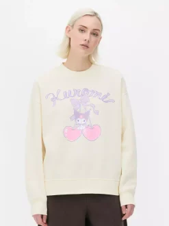 Primark Odzież Domowa I Na Siłownię|Bluzy<Bluza z motywem Kuromi z Hello Kitty i przyjaciół