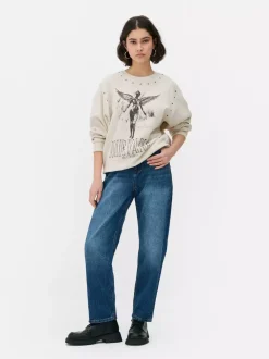 Primark Odzież Domowa I Na Siłownię|Bluzy<Bluza z nadrukiem Nirvana