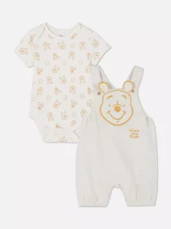 Primark Komplety I Gotowe Stroje<Body i ogrodniczki z Kubusiem Puchatkiem Disneya