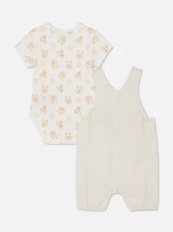 Primark Komplety I Gotowe Stroje<Body i ogrodniczki z Kubusiem Puchatkiem Disneya