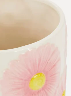 Primark Doniczki I Kwietniki<Ceramiczna doniczka z motywem kwiatowym