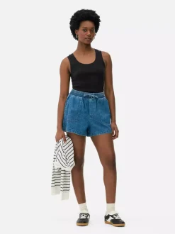 Primark Topy I T-Shirty<Dżersejowa koszulka prążkowana bez rękawów