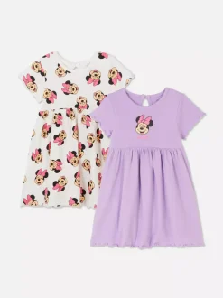 Primark Sukienki I Spódnice<Dżersejowe sukienki z Myszką Minnie Disneya, 2 szt.