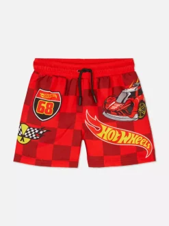 Dzieci Primark Stroje Kąpielowe I Plażowe<Długie szorty w kratę Hot Wheels