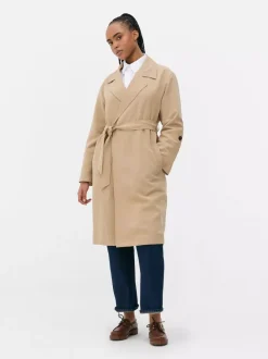 Primark Płaszcze I Kurtki<Długi płaszcz bez guzików w stylu rustykalnym