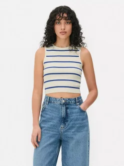Primark Swetry I Kardigany<Dzianinowy top bez rękawów z okrągłym dekoltem