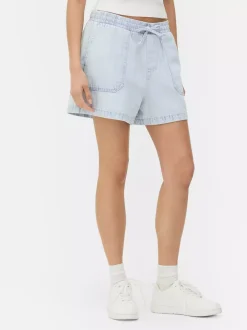Primark Szorty<Elastyczne spodenki jeansowe