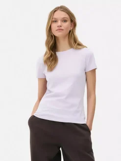 Primark Topy I T-Shirty<Elastyczny T-shirt z krótkim rękawem