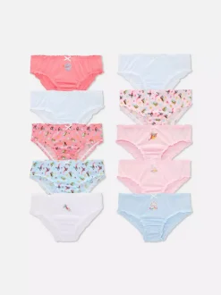 Dzieci Primark Bielizna<Figi z nadrukiem w syrenki, 10 szt.