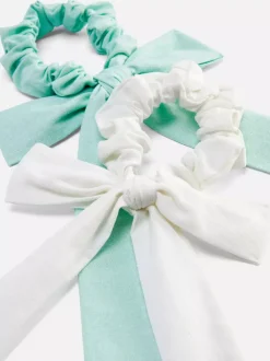 Dzieci Primark Akcesoria Do Włosów<Gumki owijki do włosów z kokardką, 2 szt.