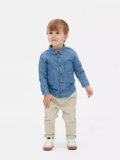 Primark Topy I T-Shirty<Jeansowa koszula z długim rękawem