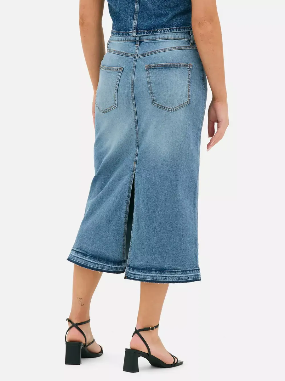 Primark Spódnice<Jeansowa spódnica midi