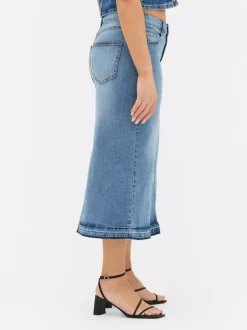 Primark Spódnice<Jeansowa spódnica midi