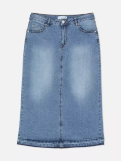Primark Spódnice<Jeansowa spódnica midi