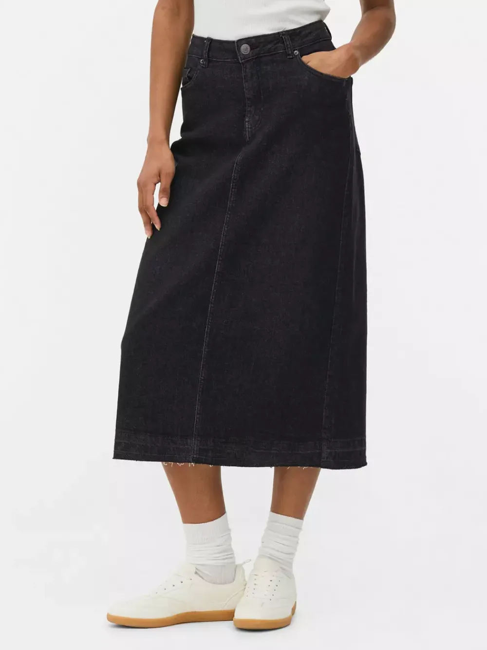 Primark Spódnice<Jeansowa spódnica midi