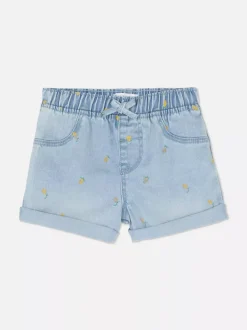 Primark Szorty I Spódnice<Jeansowe szorty ze wzorem w cytryny