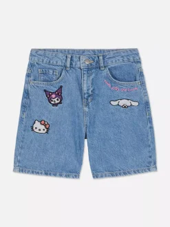 Dzieci Primark Szorty<Jeansowe szorty z motywem Hello Kitty i przyjaciół