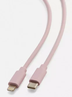 Primark Ładowarki<Kabel z końcówkami USB-C i Lightning o długości 2 m