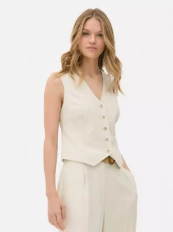 Primark Topy I T-Shirty<Kamizelka zapinana na guziki