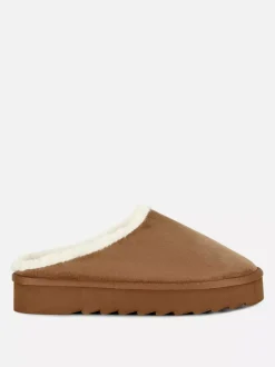 Primark Kapcie<Kapcie bez pięty wyściełane sztucznym futrem