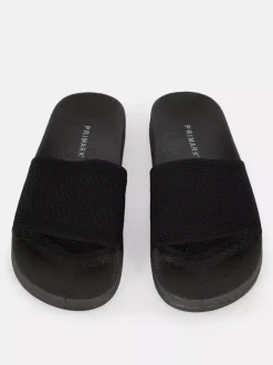 Primark Klapki I Japonki<Klapki na basen z szydełkowym wzorem