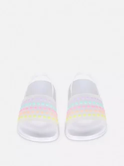Dzieci Primark Sandały I Klapki<Klapki z motywem serca w paski