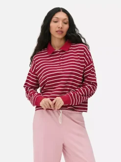 Primark Topy I T-Shirty<Koszula rugby w paski z długim rękawem