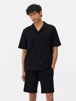 Primark Garnitury I Eleganckie Ubrania|Koszule<Koszula w paski z tkaniny seersucker, krótki rękaw