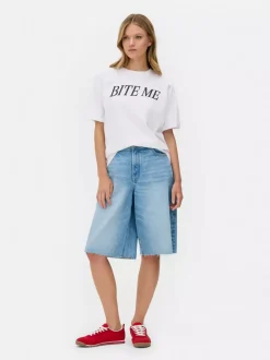 Primark Topy I T-Shirty<Koszulka oversize z napisem