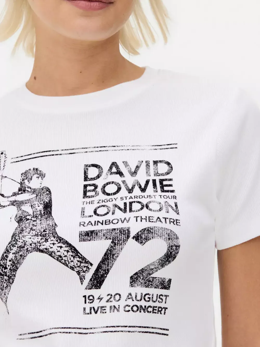Primark Topy I T-Shirty<Krótka koszulka z motywem Davida Bowie