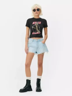 Primark Topy I T-Shirty<Krótka koszulka z nadrukiem Kurta Cobaina