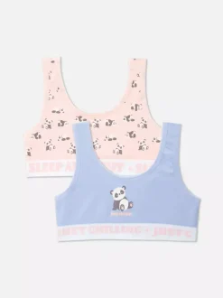 Dzieci Primark Bielizna<Krótkie koszulki na ramiączkach z napisem, 2 szt.