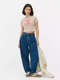 Primark Topy I T-Shirty<Krótki T-shirt z motywem Pink Floyd