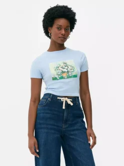 Primark Topy I T-Shirty<Krótki T-shirt z motywem van Gogha
