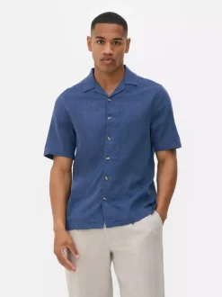 Primark Garnitury I Eleganckie Ubrania|Koszule<Lniany T-shirt z krótkim rękawem, część zestawu
