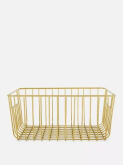 Primark Pudełka I Kosze<Metaliczny druciany kosz do przechowywania