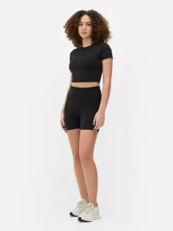 Primark Odzież Domowa I Na Siłownię|Topy I T-Shirty<Miękki T-shirt o skróconym kroju