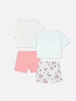 Dzieci Primark Piżamy I Bielizna Nocna<Piżama z szortami z motywem leniwca, 2 komplety
