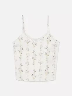 Primark Góry Od Piżamy<Piżamowy top na ramiączkach w kwiaty