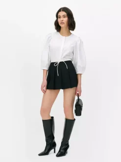 Primark Koszule I Bluzki<Popelinowa koszula z bufiastymi rękawami