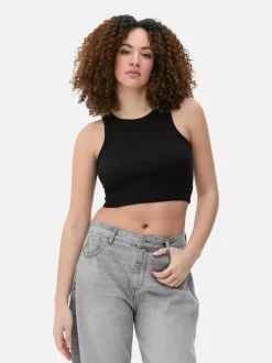 Primark Topy I T-Shirty<Prążkowana koszulka bez rękawów o fasonie bokserki