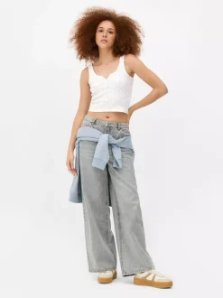 Primark Topy I T-Shirty<Prążkowana koszulka bez rękawów typu henley