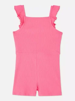 Primark Kombinezony<Prążkowany kombinezon z falbanką